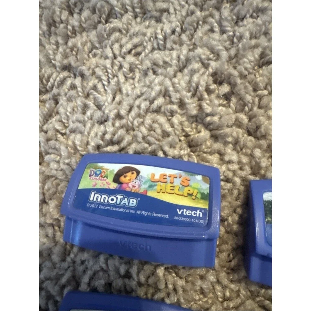 Vtech Learning Games Game Cartridges Lot Of 6 Multiple Titles Innotab Software